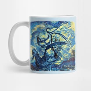 TMNT Ninja Turtles Van Gogh Style Mug